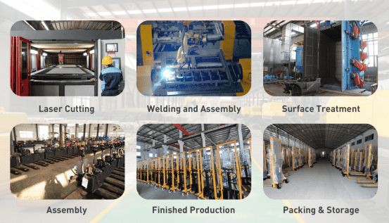 Factory process of hand stacker Factory process of hand stacker
