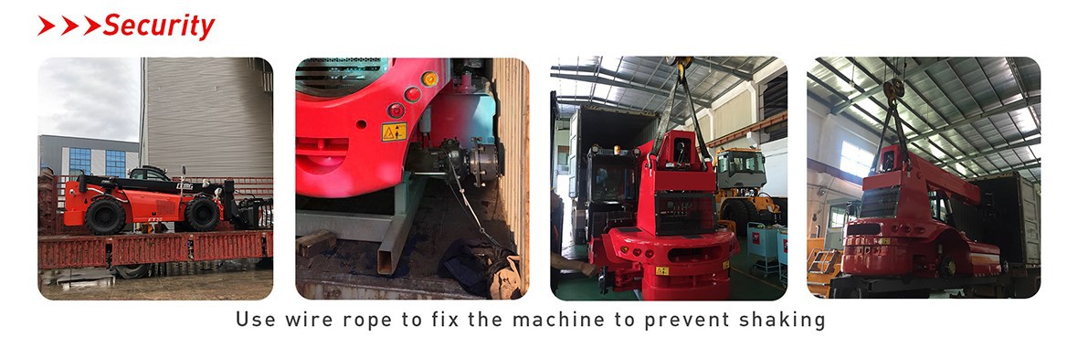 telescopic forklift transportation