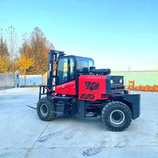 off terrain forklift
