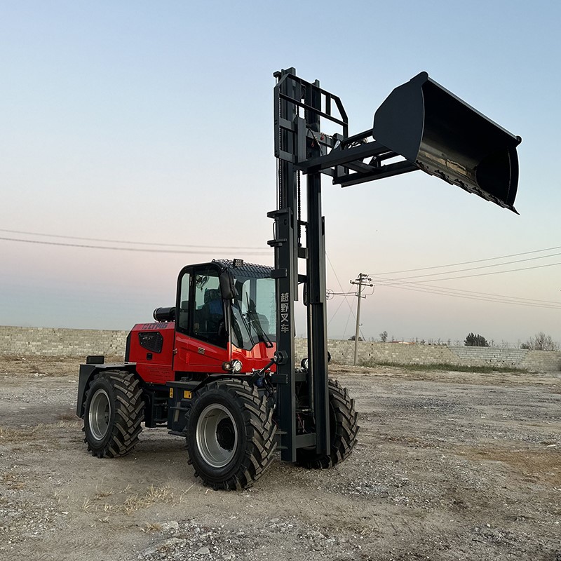 rear wheel steering all terrain forklift rear wheel steering all terrain forklift
