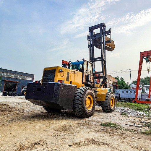 25 Ton Rough Terrain Forklift 4 Wheel
