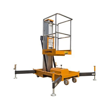 Single Mast Vertical Aluminum Ladder Lift